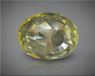 Natural Yellow  SapphireCertified 4.08CTS-17462